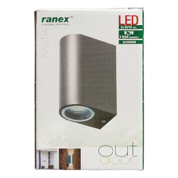 RA-5000331 Led wandlamp voor buiten 6 w 230 lm donkergrijs Verpakking foto